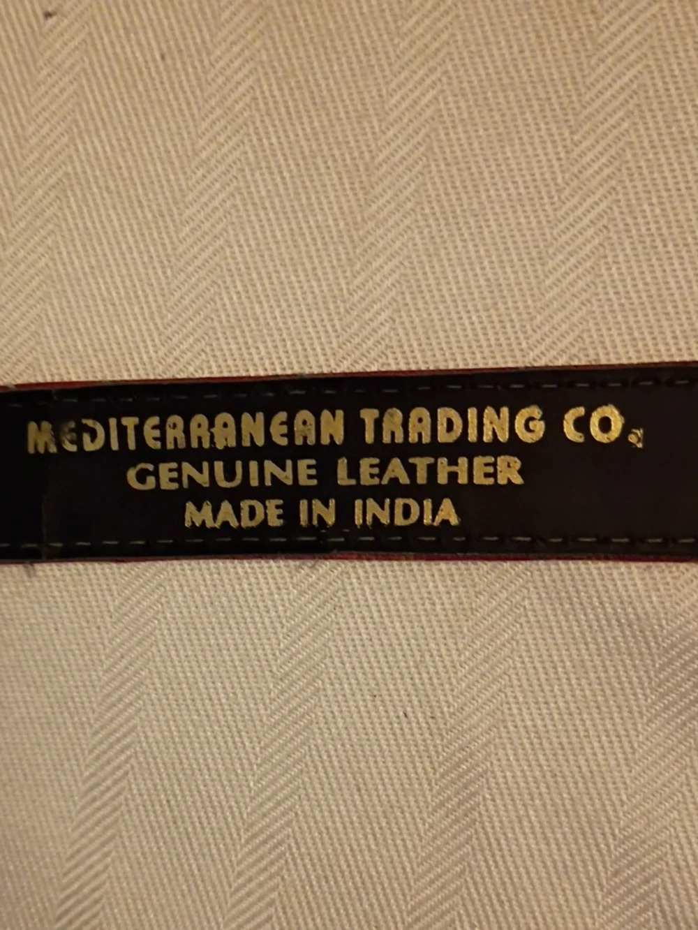 Mediterranean Trading Co Leather Belt L